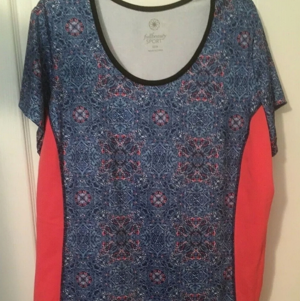 NWOT L/S FullBeauty Sport Sz 22/24 Blouse